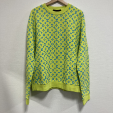 ルイヴィトン 23年製 グリーン モノグラム クルーネック スウェットシャツ RM231 IHN HOY87W 買取実績です。
