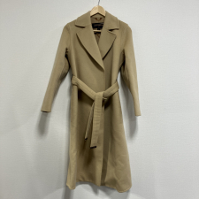 ルイヴィトン ベージュ ウールシルク素材 モノグラムジャイアント ベルト付きコート 買取実績です。