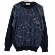 エルメス 総柄 カシミヤ100％ クルーネック ニットセーター 買取実績です。