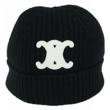 セリーヌ 2AA32384D.38NO トリオンフ ニット帽 シームレスカシミア 買取実績です。