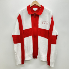 ティー 25AW ホワイト×レッド ジップアップニット 買取実績です。