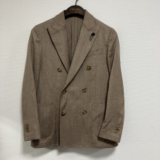 ラルディーニ ブラウン ウールリネン素材 アドバンス ダブルジャケット 買取実績です。