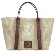 アタオ shiki 四季 ジュート レザー ハンドバッグ 買取実績です。