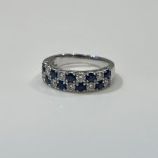 タサキ 750 0.47 ブルーサファイア/ダイヤモンド リング 買取実績です。