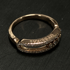 メシカ Au750 3.4g ムーヴ パヴェ ダイヤリング 買取実績です。