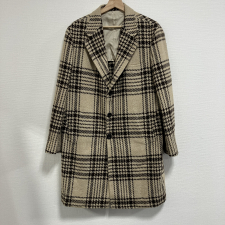 サルトリオ SS405S ブラウン ウール×アルパカ チェック コート 買取実績です。