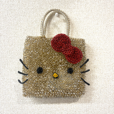 アンテプリマ シルバーゴールド スクエア スモール ハローキティ 3WAYワイヤーバッグ 買取実績です。