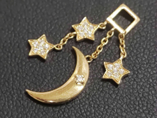 ロビンソンペラム 585 メレダイヤ クレセントムーン＆スター ペンダントチャーム 買取実績です。