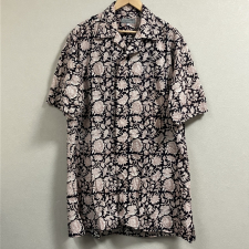 ヨウジヤマモトプールオム HG-B67-020 22SS INDIA BLOCK PRINT OPEN COLLER SHIRT インディアブロックプリント オープンカラーシャツ 買取実績です。