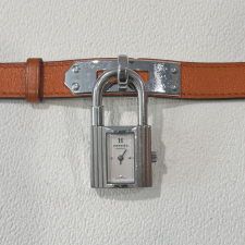 エルメス □P刻印 KE1.210  2連レザーベルト ケリーウォッチ 買取実績です。