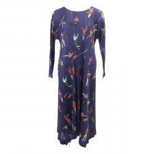 イッセイミヤケ　プリーツプリーズ パープル/マルチカラー PP53-JH684 ダンサー プリーツ ワンピース 買取実績です。