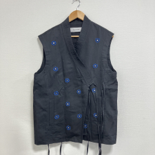 サラマリカ 6(ROKU)コラボ ブラック フラワー刺繍 エンブロイダリー 1ベスト 買取実績です。