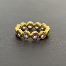 マリーエレーヌドゥタイヤック 22K マルチカラーストーン ボウリッドリング 買取実績です。