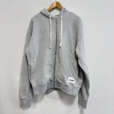 ジルサンダー 24AW グレー ジップアップ ヘビーオンスパーカー J47HG0101 買取実績です。