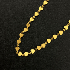 マリーエレーヌドゥタイヤック 22K スモールハートパイエットネックレス16インチ 1LV293-5212 買取実績です。