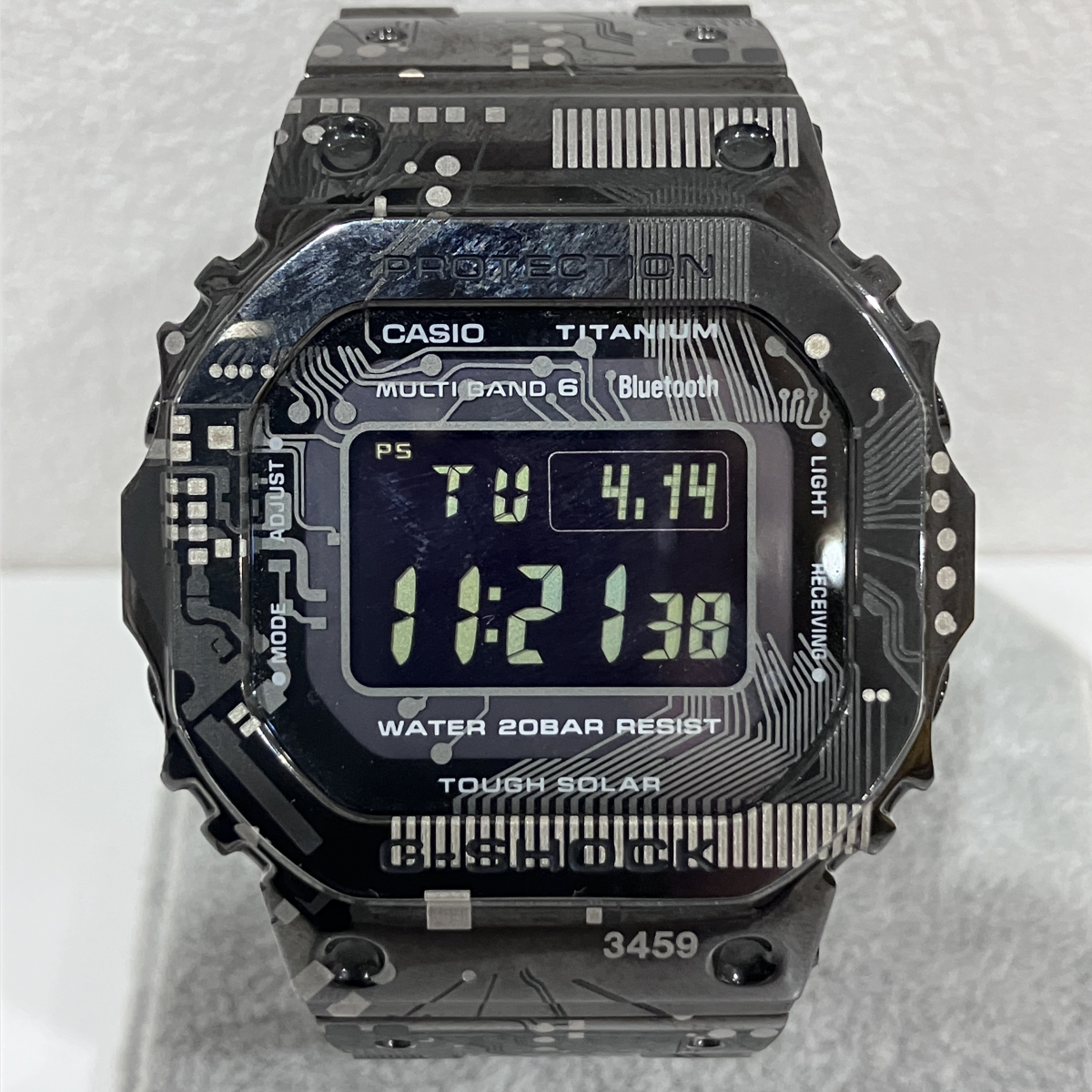 浜松入野でジーショックを買取。ブラックカラーのフルメタルチタン