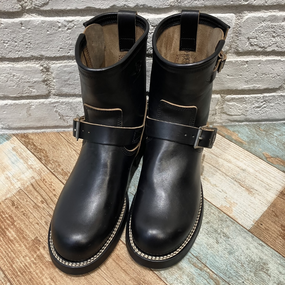 フラットヘッド FlatHead 30Ｈ ホースハイドブーツ 黒　12インチ 新宿でザフラットヘッドを買取。ホースハイドを使用したエンジニア