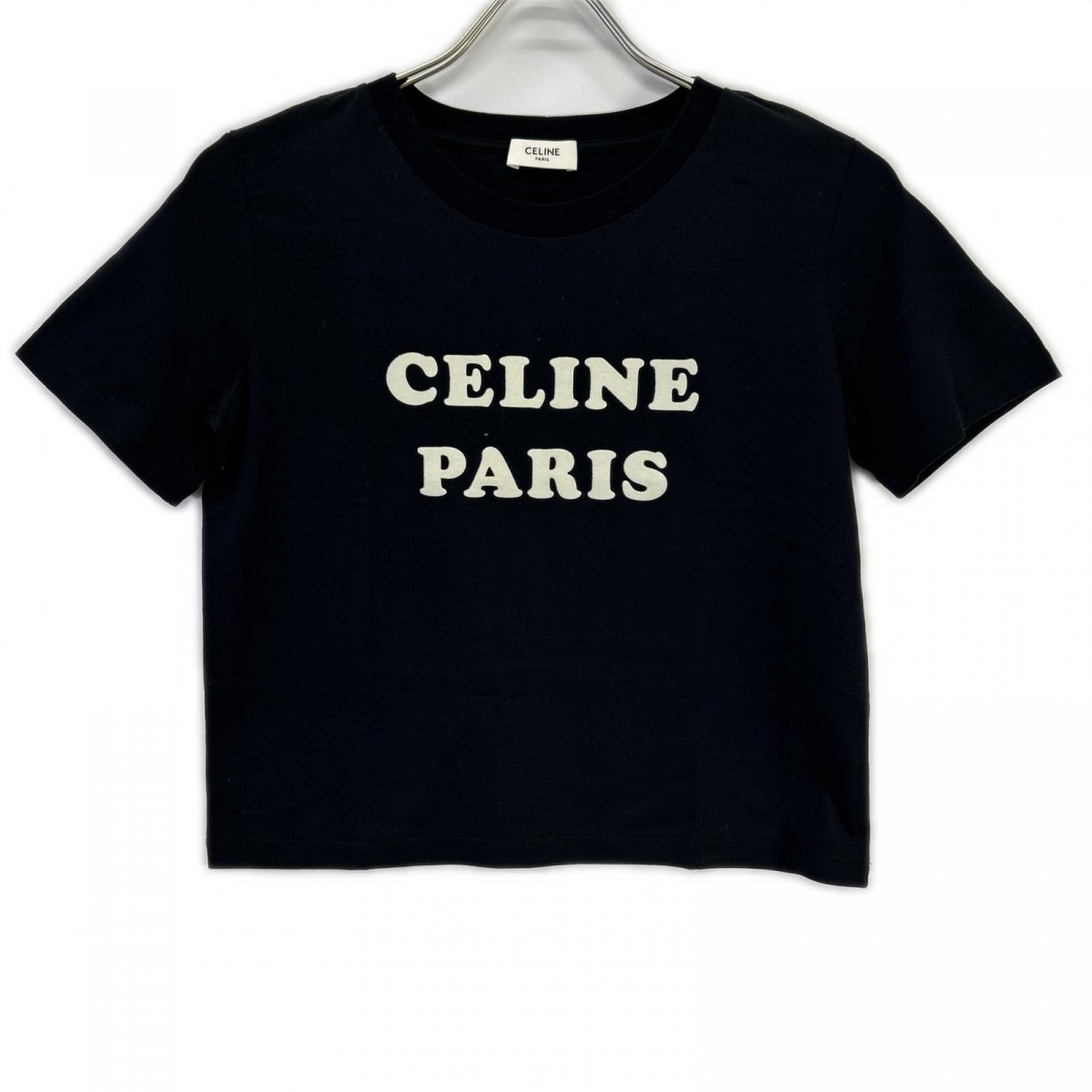 CELINE セリーヌ スタッズ ロゴ Tシャツ ブラック セリーヌ CELINE
