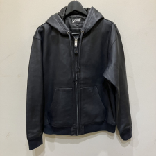 3111054 ネイビー レザー パーカー 買取実績です。
