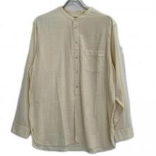 タイガタカハシ LOT 104 BAND COLLAR SHIRT ホワイト コットン 買取実績です。