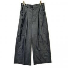 メゾンスペシャル 24SS グレー ストライプ ワイドパンツ スラックス パンツ 買取実績です。