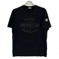 モンクレール 23年製 ブラック SS T-SHIRT HAWAII ハワイプリントTシャツ 買取実績です。
