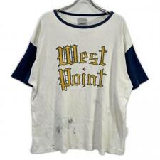 バウワウ ネイビー ラグラン WEST POINT LOGO RIBBED Tシャツ 買取実績です。