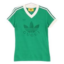 グッチ ×アディダス 693636 グリーン VネックTシャツ 買取実績です。