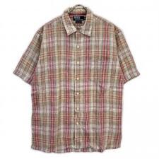 ラルフローレン 90年代 CLAYTON クレイトン チェック リネン100 オープンカラーシャツ 買取実績です。
