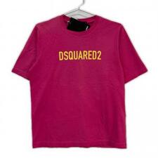 ディースクエアード S75GD0283 22年製 ピンク ロゴプリントTシャツ 買取実績です。