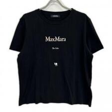 マックスマーラ 2519971011 25SS ブラック THE Cube ロゴ プリントTシャツ 買取実績です。