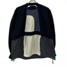 ナゴンスタンス 25SS 470IS880-1211 ブラック×ベージュ コットン混 docking pullover/ドッキングプルオーバー 買取実績です。