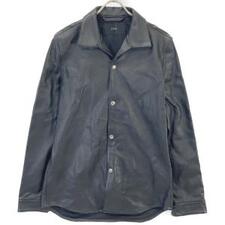 エイケイエム S118 LMB033 21SS ブラック ラムスキン WRINKLE ITALIAN SHIRTS レザーシャツジャケット 買取実績です。