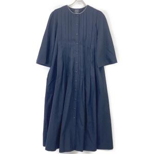 宅配でミナペルホネンを買取。ya3778 ネイビー ウールシルク foggy day