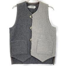 トルフィリオス IVY&NAVY別注 CHARCOAL GREY/HEATHER GREY CHIMAYO VEST ver.2