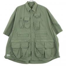 フレッシュサービス FSW-22-SH_30 カーキ TACTICAL POCKET STRETCH S/S SHIRT