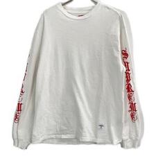 シュプリーム 24FW ホワイト Old English L/S Top 買取実績です。