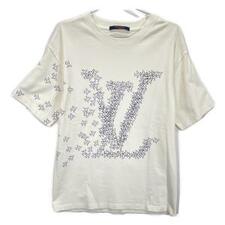 ルイヴィトン ホワイト RM201G NPL HIY36W 飛行機 プリント Tシャツ
