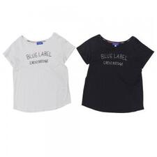 ブルーレーベル・クレストブリッジ ネイビー ホワイト ビジュー ロゴ Tシャツ 計2点 買取実績です。