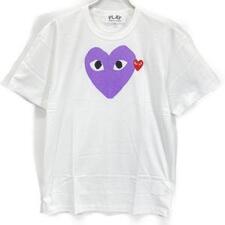 コムデギャルソン AZ-T106 ホワイト パープル×レッド ダブルハート 半袖 Tシャツ 買取実績です。