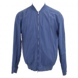 エルメスの21SS 11-5614 ブルー コットン W-ZIP シアサッカー ジップアップブルゾンの買取実績です。