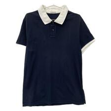 宅配でモンクレールを買取。国内正規 MAGLIA POLO MANICA CORTA ネイビー×ホワイト コットン ワッペンロゴ ポロシャツを買取りました。状態は若干の使用感がある中古品です。