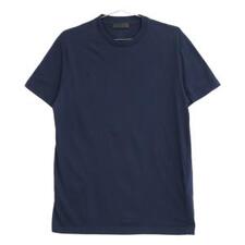 プラダ UMJ492 ネイビー トライアングルロゴ クルーネックTシャツ 買取実績です。