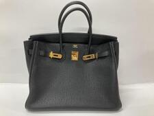 エルメス □O刻印 ノワール トゴ ゴールド金具 バーキン35 買取実績です。