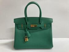 エルメス C刻※2018年 グリーン エプソン ゴールド金具 バーキン30 買取実績です。