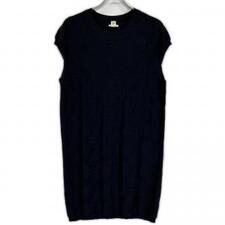 エルメス ブラック カシミヤ×シルク ノースリーブ ニットワンピース 買取実績です。