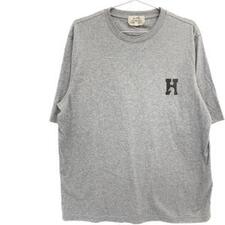 エルメス H567810HA グレー H Cheval レザーミニパッチ Tシャツ 買取実績です。
