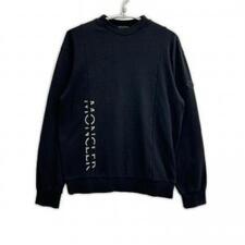 モンクレール 22年 maglia girocollo マットブラックコレクション ロゴスウェット 買取実績です。
