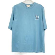 エルメス ブルー 胸元刺繍 半袖Tシャツ 買取実績です。