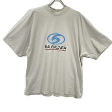 バレンシアガ 764235 アイボリー ヴィンテージ加工 スポーツアイコンTシャツ 買取実績です。